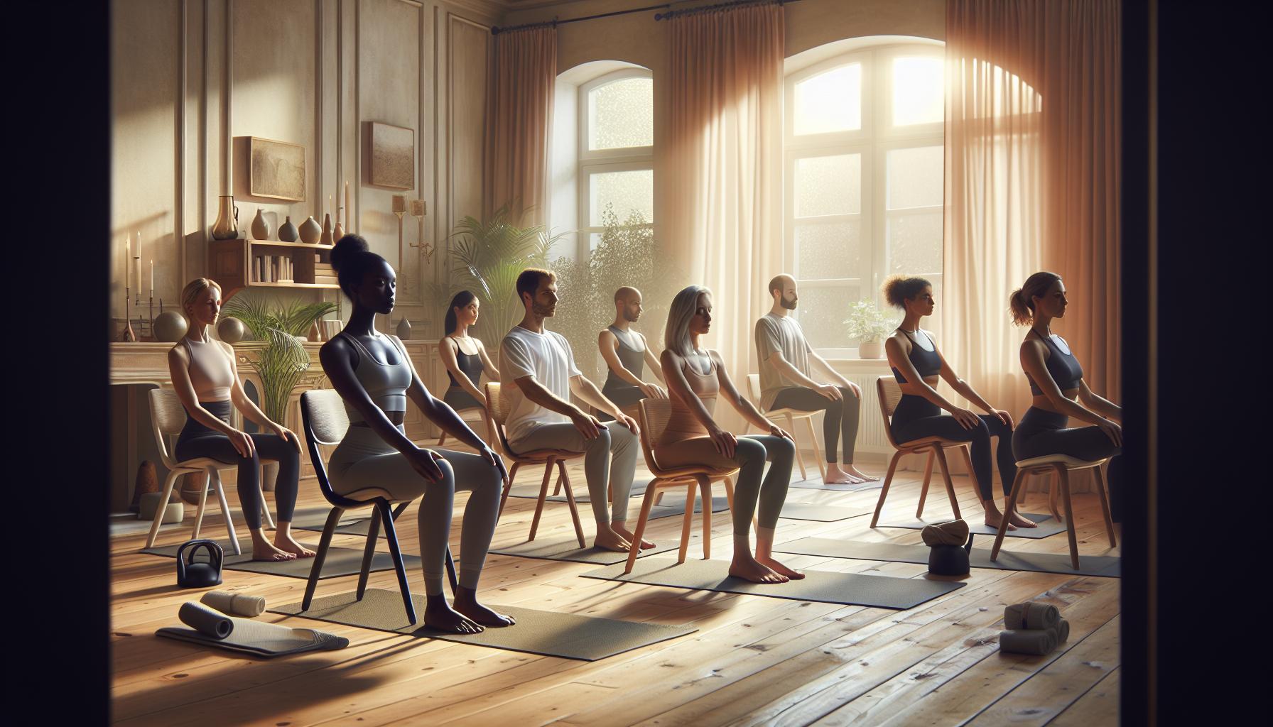 Wie funktioniert Stuhl Yoga genau?